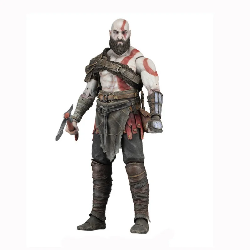 17 см Горячая игра Бог войны Kratos ПВХ фигурка игрушка аниме NECA дисплей Модель