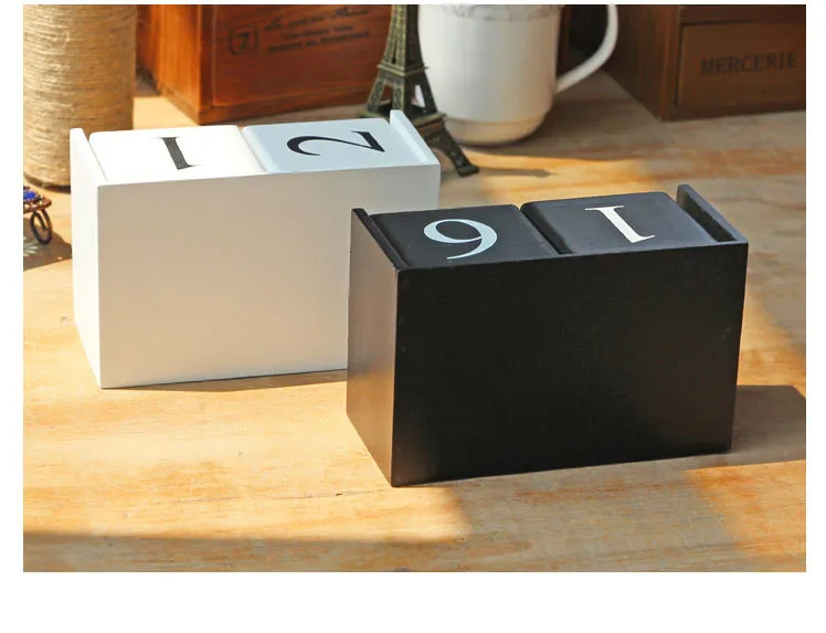 Деревянное оформление календарей украшение для дома фигурки и миниатюрные