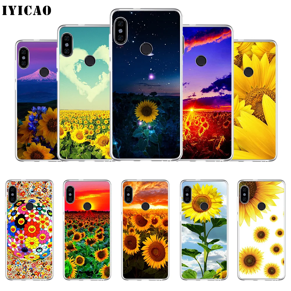 IYICAO летний Мягкий силиконовый чехол для телефона Xiaomi Mi 9 8 SE 6 A1 A2 Lite F1 MIX2S