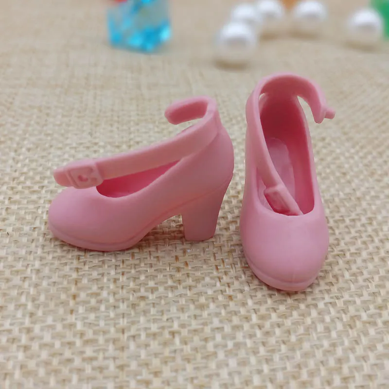 Розовые туфли на высоком каблуке для куклы блайз модная обувь кукол Licca Mini Shoes Momoko