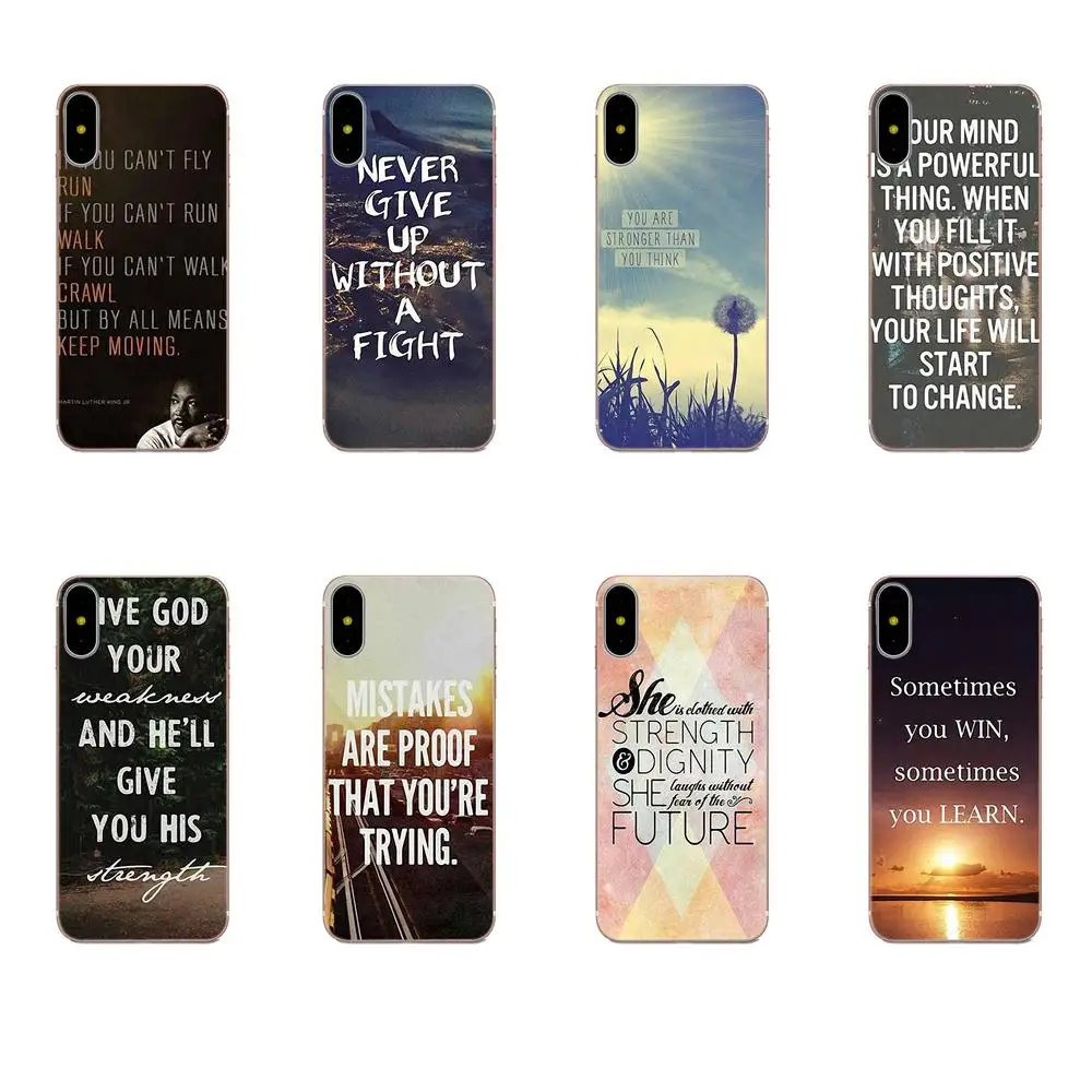 Модный чехол из ТПУ с вдохновляющей надписью для Huawei Mate 7 8 9 10 20 P8 P9 P10 P20 P30 Lite Plus Pro
