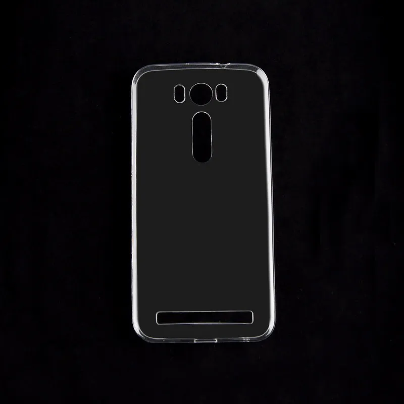 Clear Чехол для задней панели Asus ZenFone 2 Laser ZE500KL, Мягкий Силиконовый ТПУ для телефона, чехлы 5 дюймов Для Zenfone 2 Laser ZE500KG, противоударный чехол - Цвет: Clear