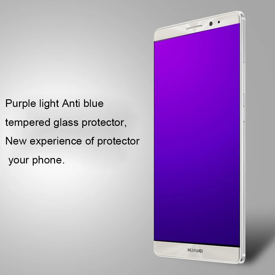 Анти-голубой полное покрытие закаленное Стекло Экран протектор для Huawei Mate 9 Honor 8 6x