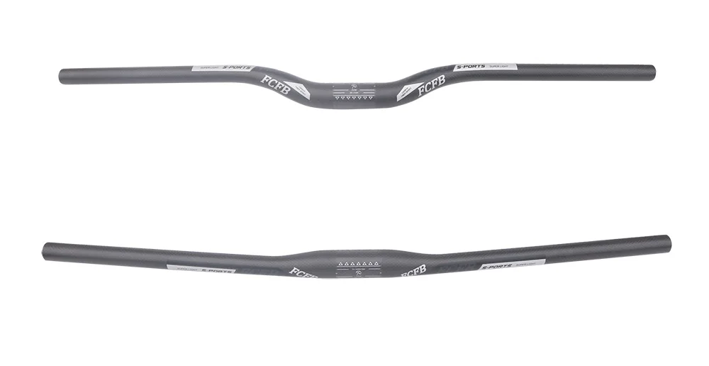 Матовый серый руль FCFB 2017 из углеродного волокна с плоским стержнем 31