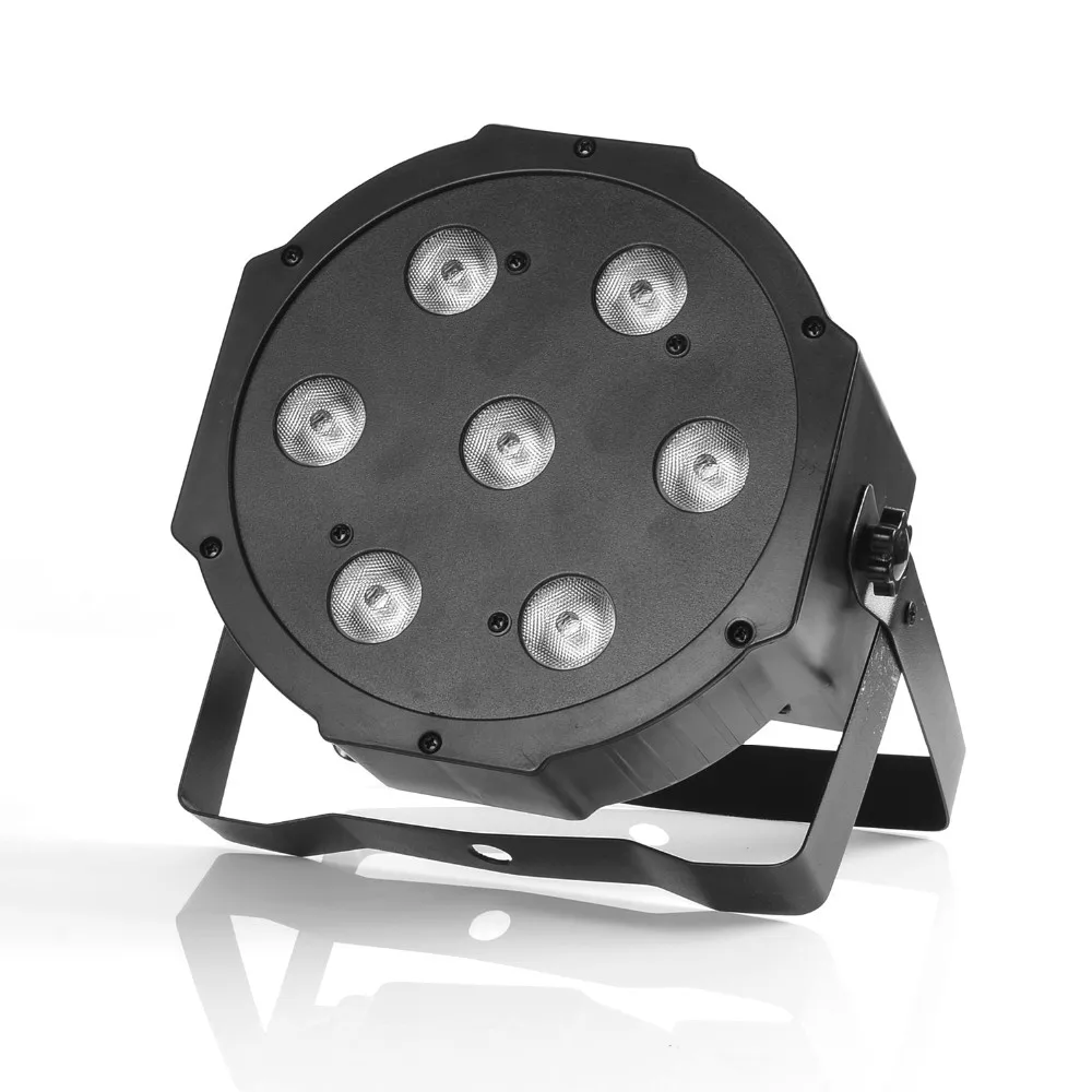 5 шт./лот волшебный светодиодный сценический прожектор с эффектом RGBW DMX512 плоские