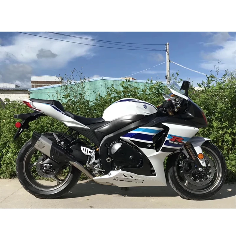 Для 2008 2009 2010 2011 2012 Suzuki GSXR 1000 мотоциклетная выхлопная система средняя звено локоть хвост побега без дБ убийца скольжения модифицированный