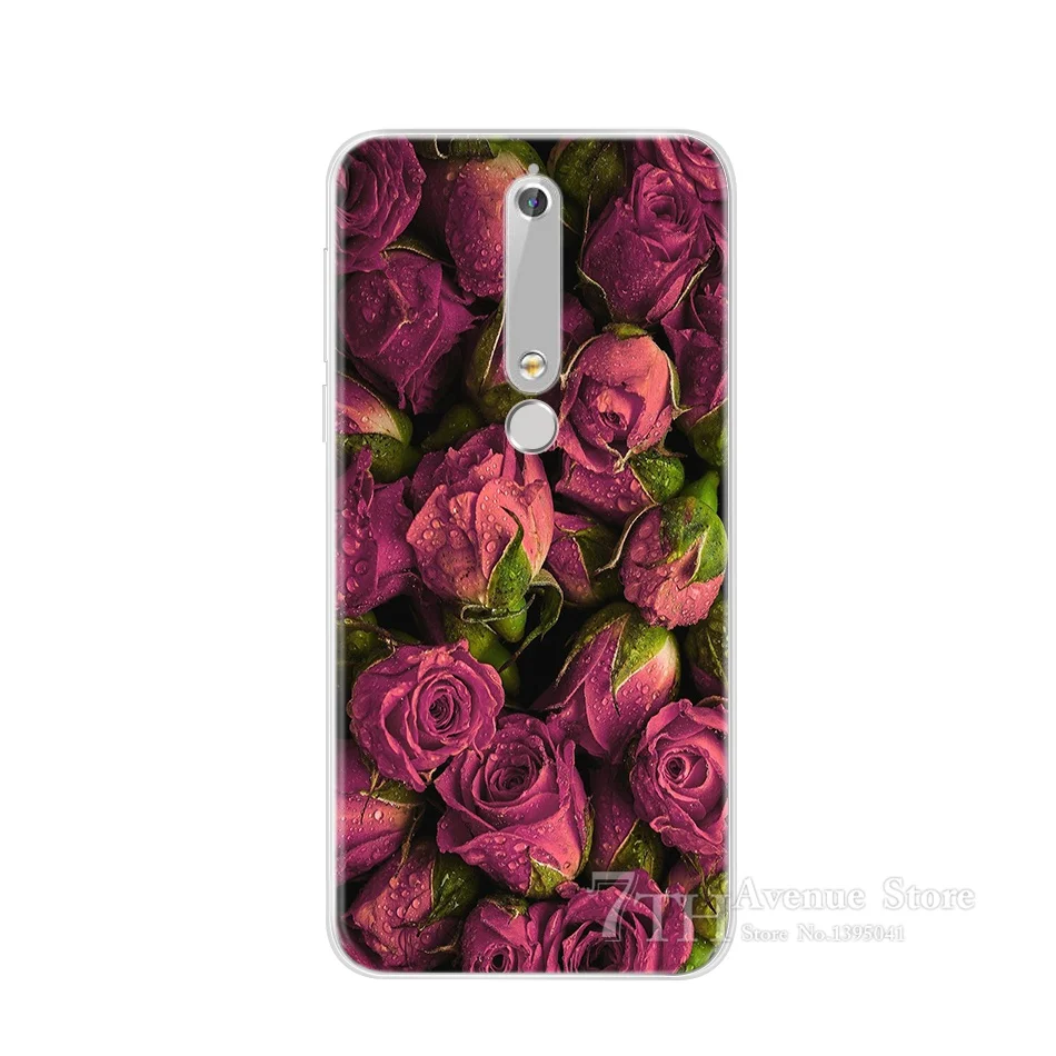 Мягкий чехол из ТПУ для Nokia 6 2018 1 силиконовые чехлы 2 3 5 2017 телефона задняя крышка