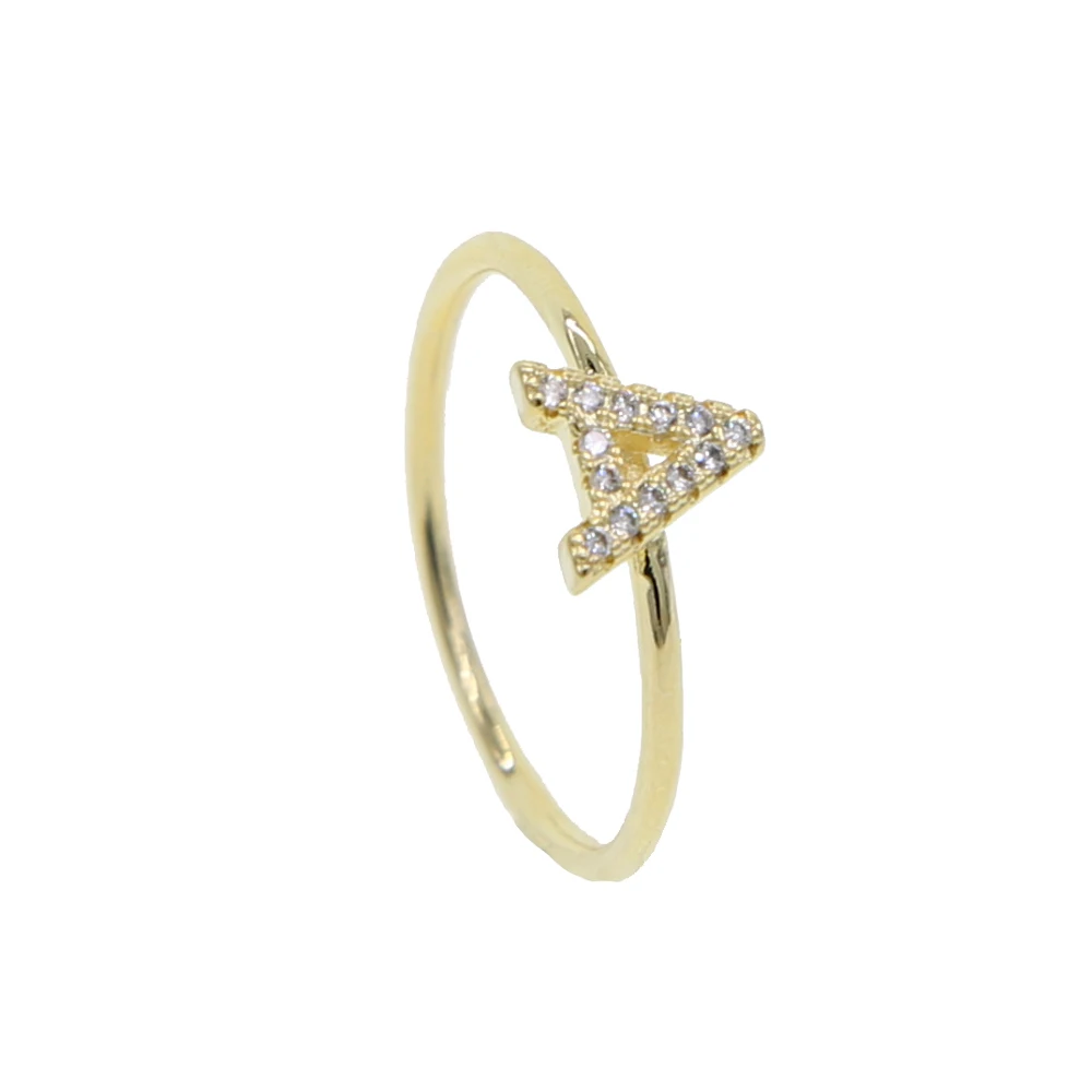 Женское кольцо с буквой А З Золотое 26 и Алфавит|Кольца для помолвки| |