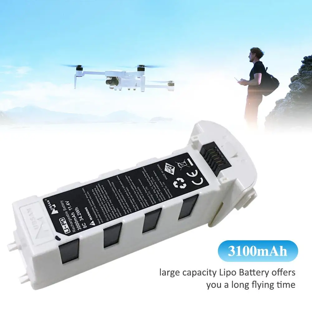 OM Hubsan H117S Zino gps Радиоуправляемый Дрон 11,4 V 3000mAh умный летный аккумулятор