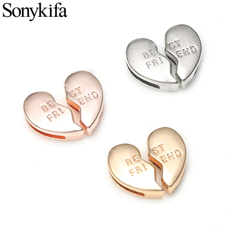 Женский сетчатый Браслет Sonykifa кожа 10 мм оберточный браслет с надписью BEST FRIEND Pandora
