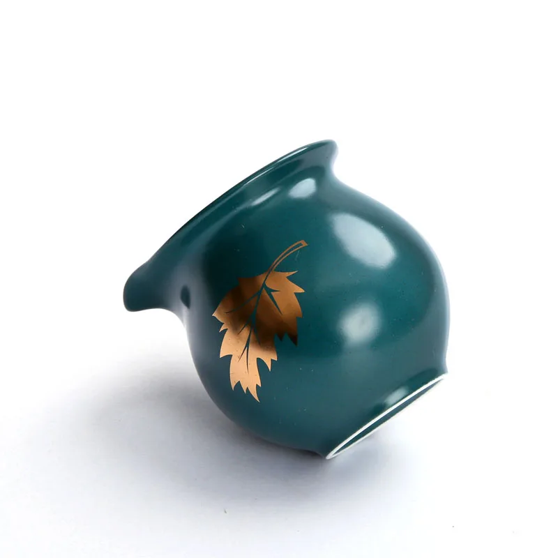 Zen японский стиль синяя глазурь кленовый лист 200 мл ярмарка чашка кофе ча Хай