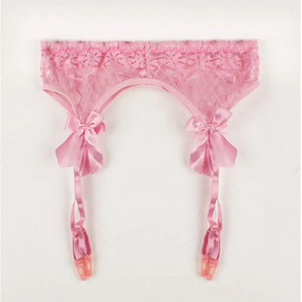 1 пара модный прозрачный топ с подвязками и ремнем подходящие к бедрам Женские