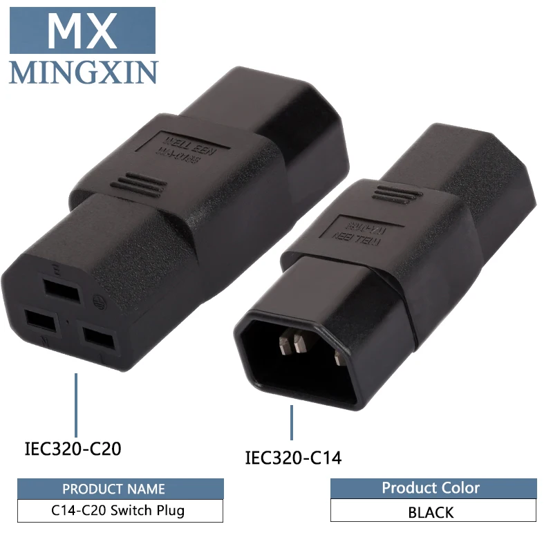 Адаптер питания IEC320 C14 в C21 IEC 320 параграф PDU адаптер конвертер 15A мама | Электроника