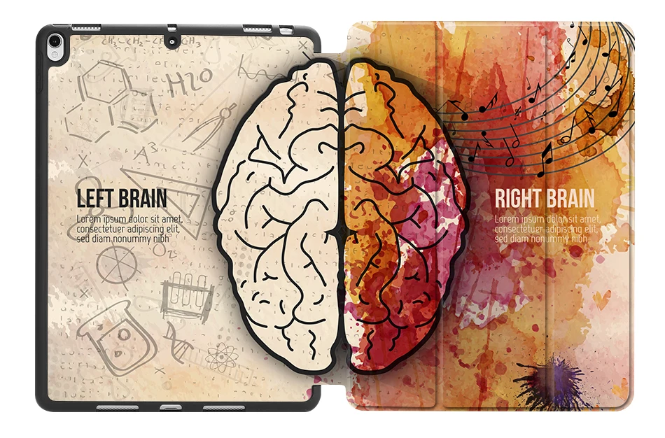 MTT Brain чехол с граффити для iPad Pro 10,5 дюймов Мягкий ТПУ задняя крышка из искусственной кожи складной смарт-чехол для iPad Air 10,5 '' чехол для планшета