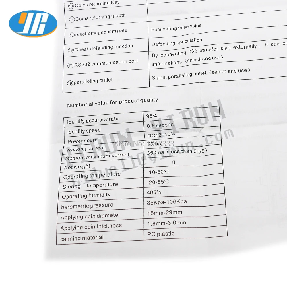 10 шт. Пластик электронные Advanced спереди запись Процессор 6 Тип Multi монетоприемники