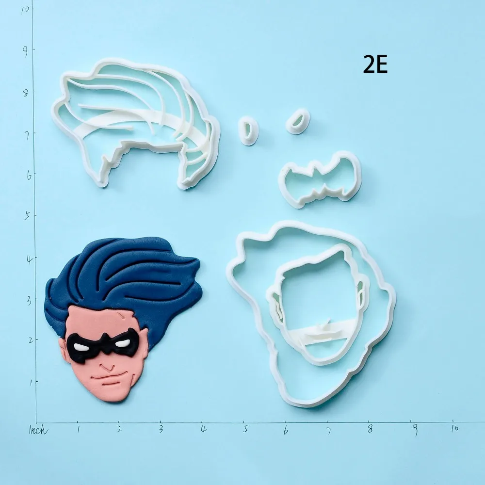 Супер герой Nightwing Бэтмен формочка для печенья набор на заказ 3D принт помадка кекс