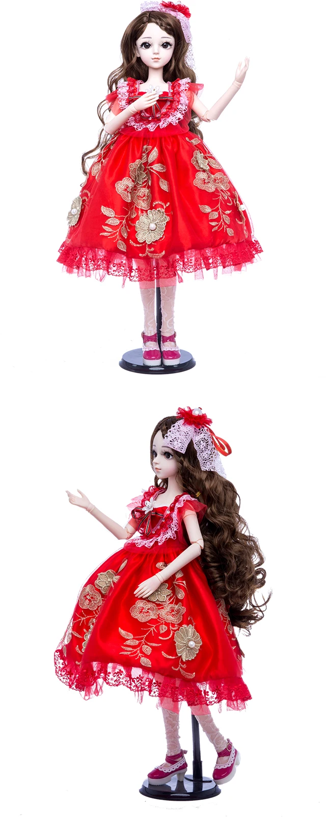 Принцесса Анна bjd кукла 1/3 60 см sd Набор Кукол DIY коллекция девочка кукла подарок для возраста 8 лет старше с подставкой