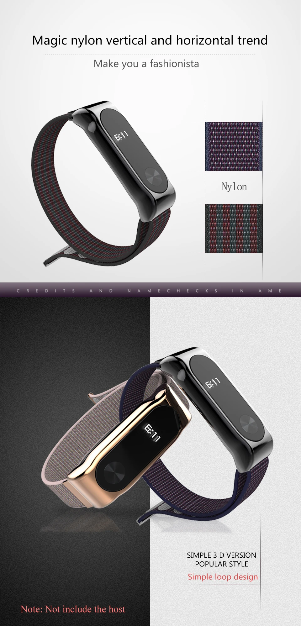 Нейлоновый ремешок mi band 2 ремешок для Xiaomi mi Band 2 наручный ремешок для mi Band 2 Смарт-часы mi band 2 спортивный браслет часы D.16
