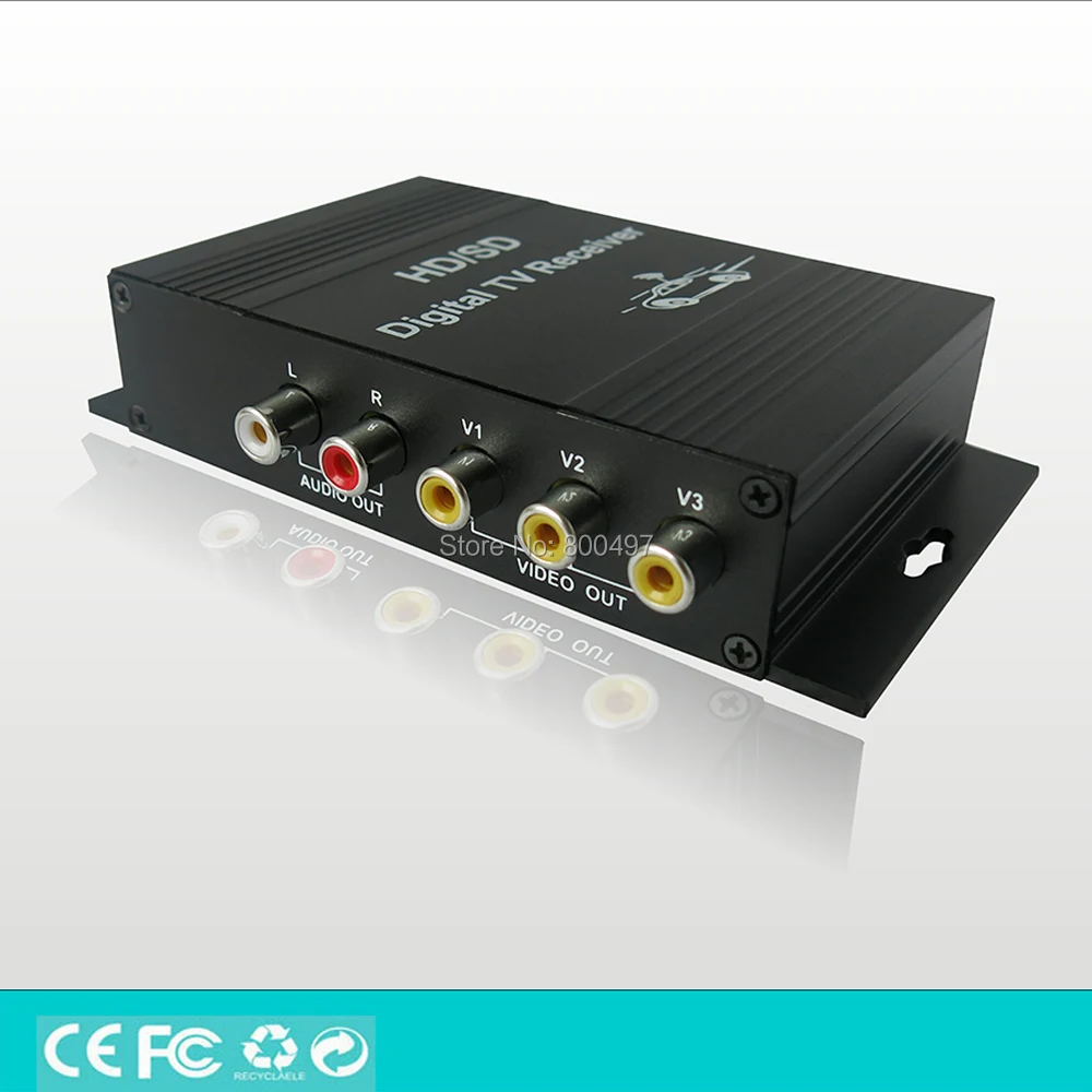 Автомобильный ISDB T One Seg HD 1080P HDMI цифровой CVBS мобильный ТВ приемник MPEG4 MPEG2 тюнер