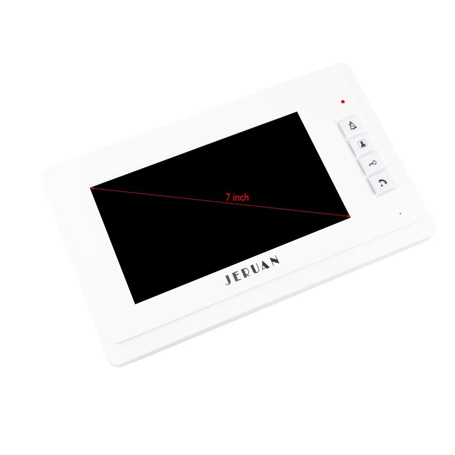 JERUAN 7 дюймов TFT видео телефон двери видео/голосовая запись домофон комплект 2