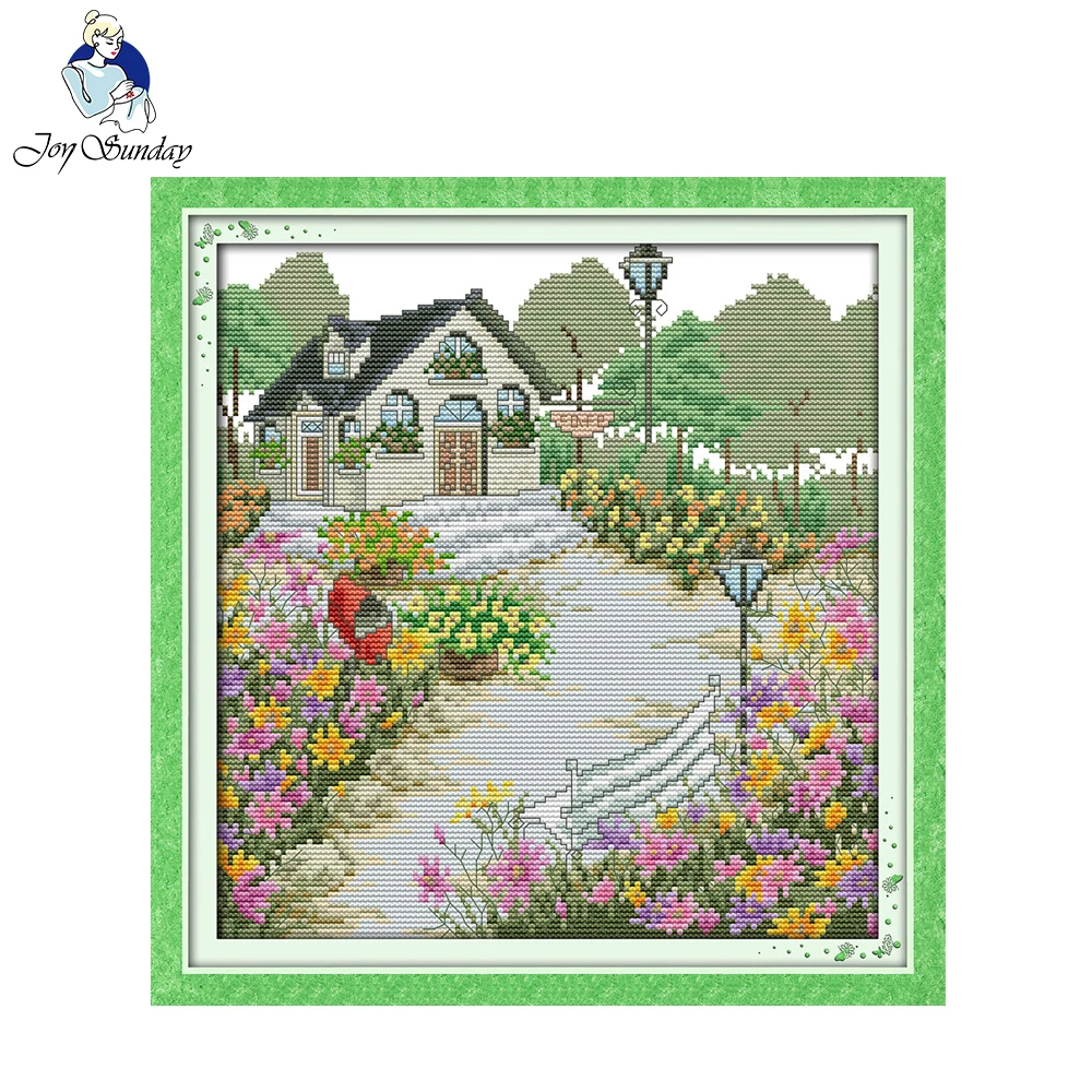 Набор для вышивки крестиком Joy Sunday A в китайском стиле|joy sunday|cross stitch kitscross set needlework |