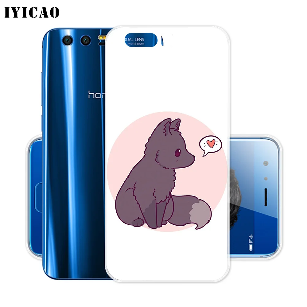 IYICAO cute Alpaca cat fox squirrel Soft Silicone Case for Huawei Y9 Y7 Y6 Prime 2018 Honor 8C 8X 8 9 10 Lite 7X 7C 6A 7A Pro | Мобильные