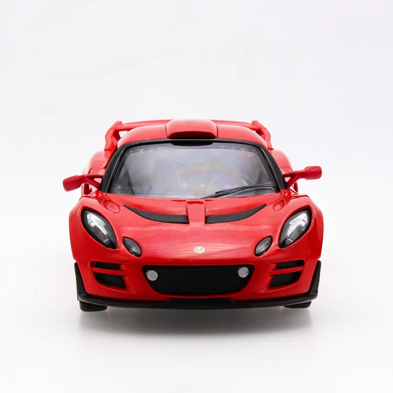 High Simulation 1:32 lotus Diecast Alloy Metal Luxury Racing Car Model Collection Pull Back Toys Gift Light and Music |