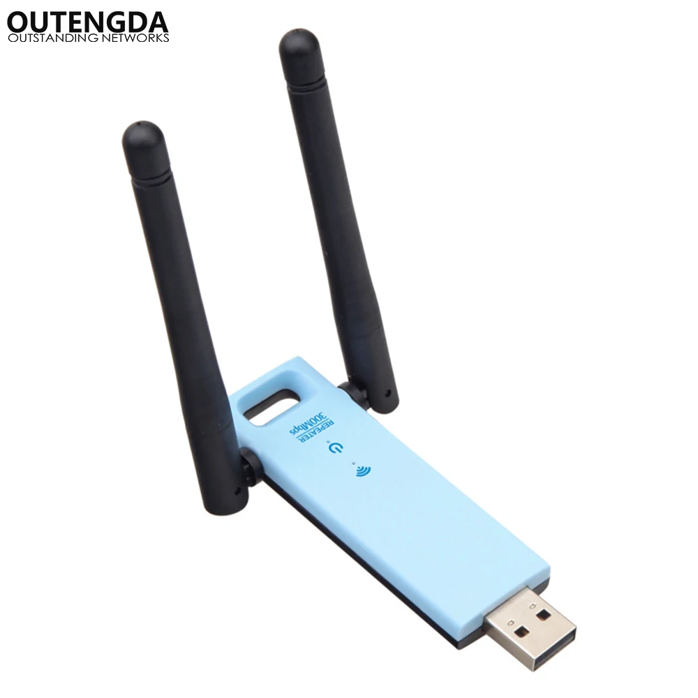 300 Мбит/с USB WiFi повторитель адаптера 802.11N Wifi усилитель сигнала внешняя антенна