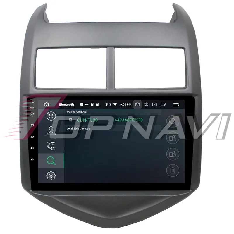 Автомагнитола Topnavi Android 8 0 для Chevrolet AVEO 2011 2012 2013 2014 2015 стерео GPS навигация 2 Din без