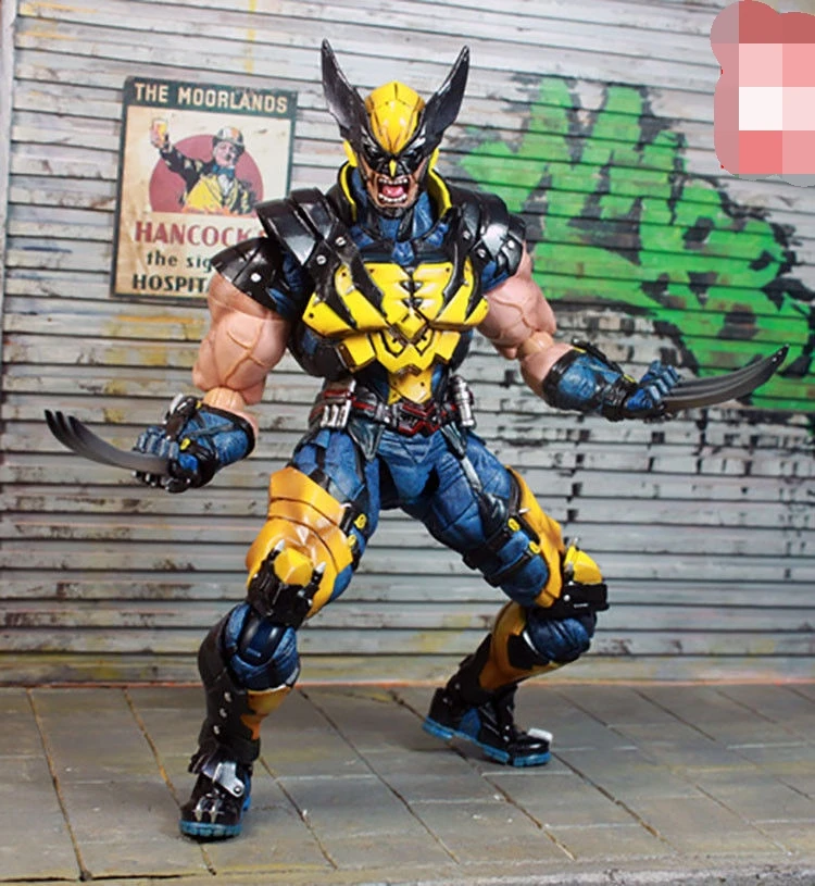 Япония вер. Play Arts Kai Росомаха фигурка игрушка X Men новая без коробки 100%