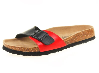07 FeiYiTu/Новинка года; летние мужские сандалии на плоской подошве; пробковые шлепанцы; Повседневная обувь; Разноцветные шлепанцы с принтом; Вьетнамки; большие размеры 35-43 - Цвет: 07