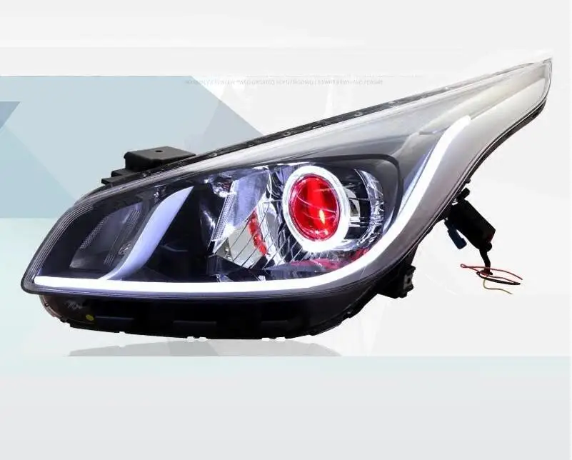 1set Bumper head lamp for KIA K2 Headlight~2019y car accessories,Front light for kia k2 rio headlamp fog