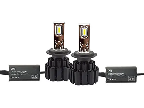 Комплект из 2 предметов новинка мощная H4 светодиодный H7 H11 H8 9006 HB4 флип P9 авто фары