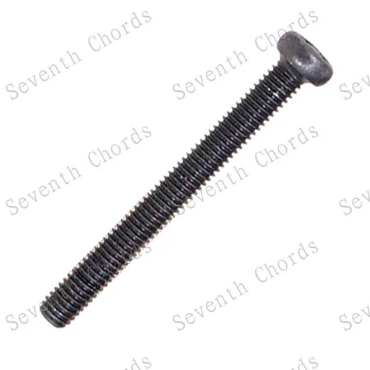 48 Pcs M3*30mm Bass Guitar Bridge String Saddle Adjust Spring Humbucker Pickups Height Screws - Pitch 0.5mm | Спорт и развлечения