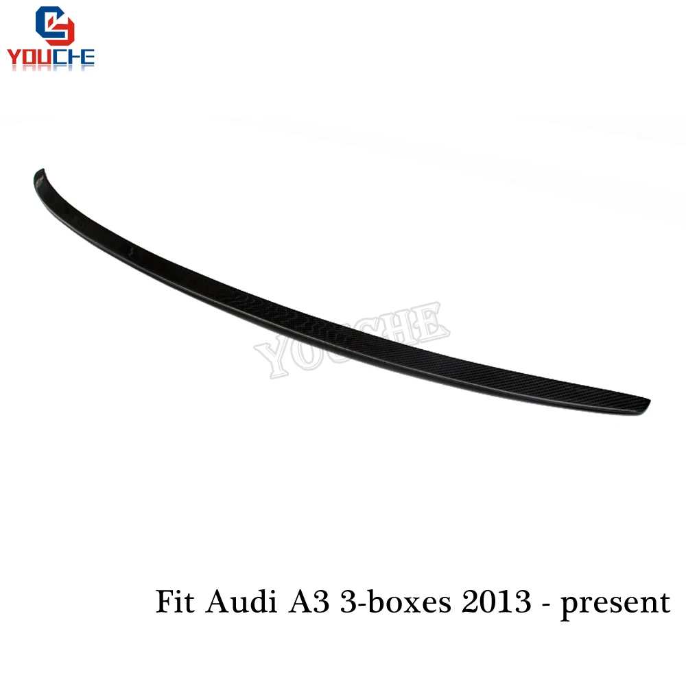 Автомобильные аксессуары в стиле S3 спойлер для заднего багажника Audi A3 3 коробки