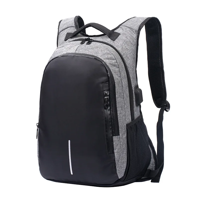 Мужской рюкзак 15 6 дюйма для ноутбука мужской Mochila водонепроницаемый USB школьный