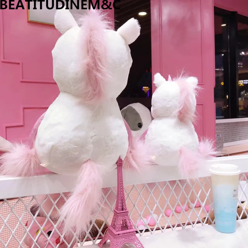 

Sakura Embroidery Pink Romantic Style Unicorn Plush Toys, Children's Toys, Baby Toys, Animal Plush Toys, Birthday Gifts, Home De