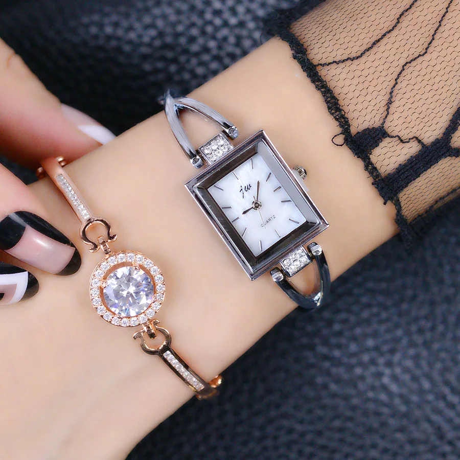 2017 JW Брендовые женские часы с браслетом роскошные золотые наручные из