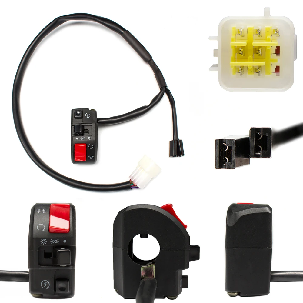 Передний тормозной светильник для мотоцикла, противотуманный светильник, переключатель для мотоцикла, светильник на руль, переключатель для мотоцикла, панель harley