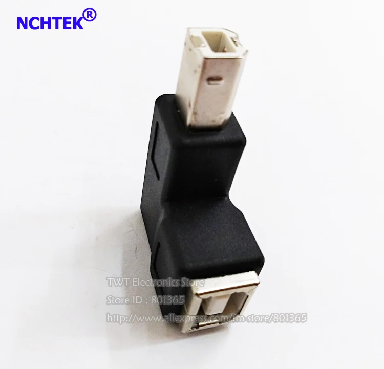 Адаптер-удлинитель NCHTEK для принтера сканера жесткого диска 90 градусов USB 2 0 B |