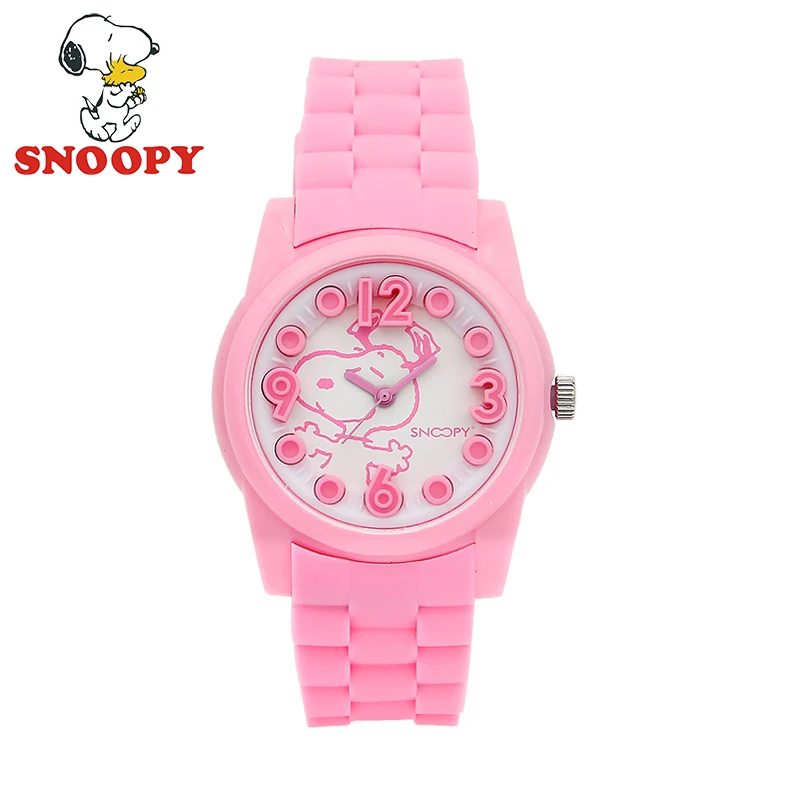 Детские часы Snoopy детские повседневные модные милые кварцевые наручные для