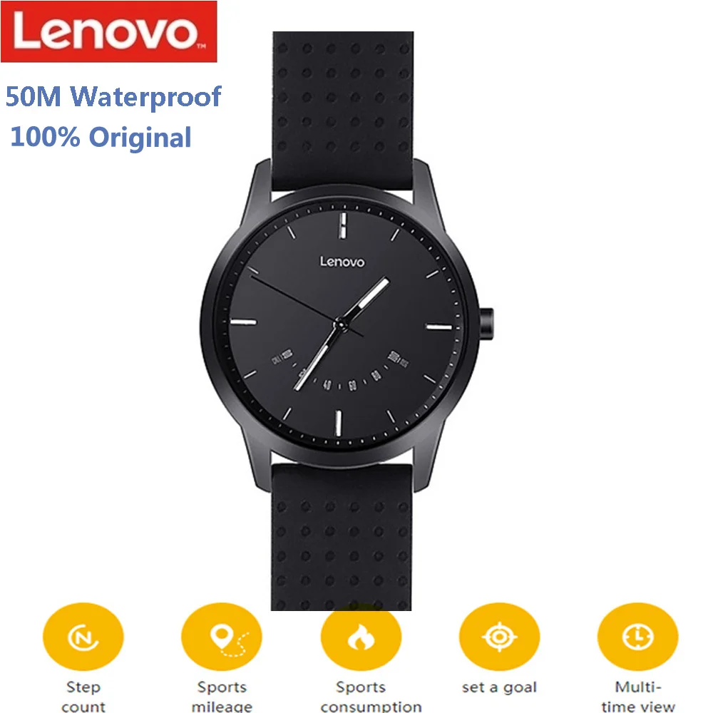 Lenovo часы 9 Bluetooth Smartwatch 50 м водонепроницаемый трекер сна телефонный звонок умный