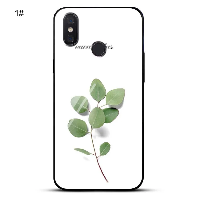 Чехол из закаленного стекла с цветком для Xiaomi Mi 8 SE Lite 5X A1 6X A2 6 5S Plus Mix 2S 3 Max 2 Чехлы