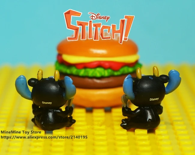DISNEY Lilo & Stitch 2 стиль см фигурка осанки коллекция украшений аниме игрушка модель