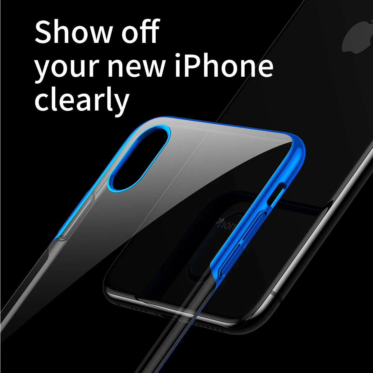 BASEUS для iPhone 9 Xs Plus блеск серии покрытием ПК мобильный чехол телефона плюс Жесткий