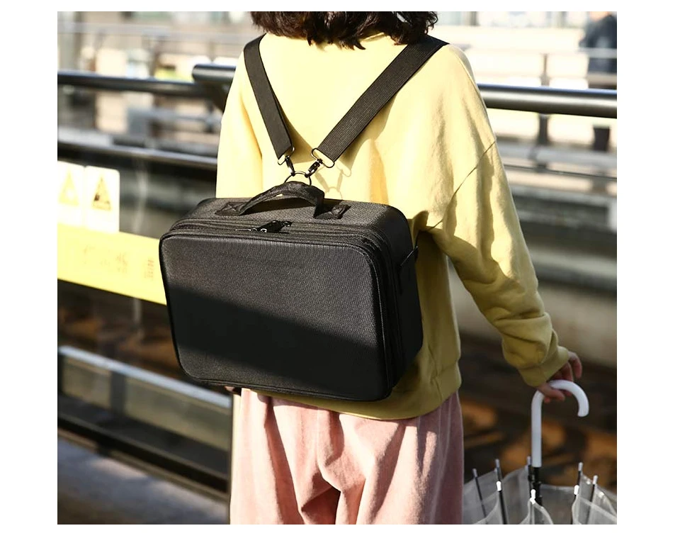 Профессиональный органайзер для макияжа Bolso Mujer, косметический чехол для путешествий, большая емкость, сумка для хранения, чехол для костюма, водонепроницаемый органайзер для хранения