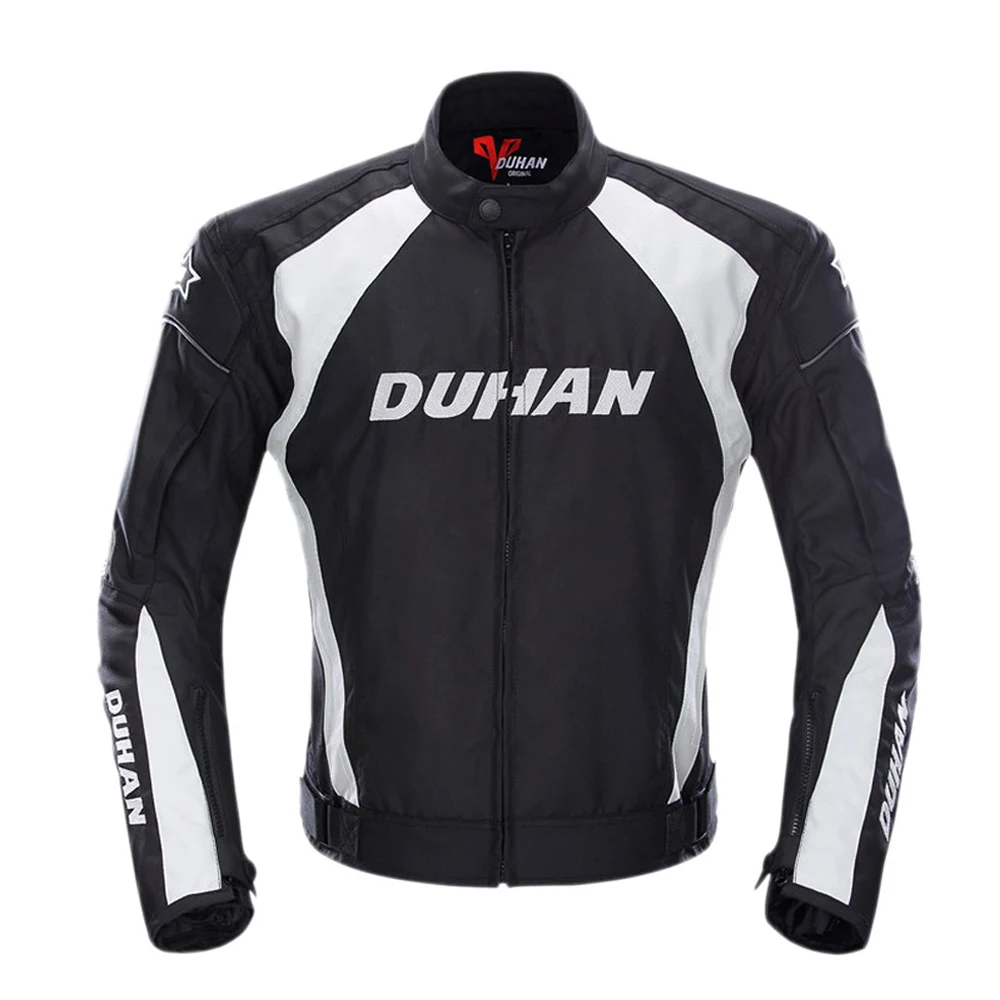 089 Black Jacket DUHAN мотоциклетная куртка ветрозащитная мотоциклетная Защитная Экипировка для всего тела Осенняя зимняя мотоциклетная одежда - Цвет: 089 Black Jacket