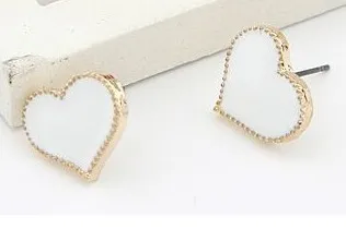 Женские серьги гвоздики в форме сердца E667|heart stud earrings|fashion earringsstud earrings |