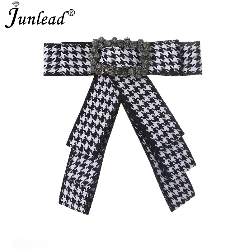 Женская винтажная брошка Junlead многослойная тканевая с бантом и пряжкой на