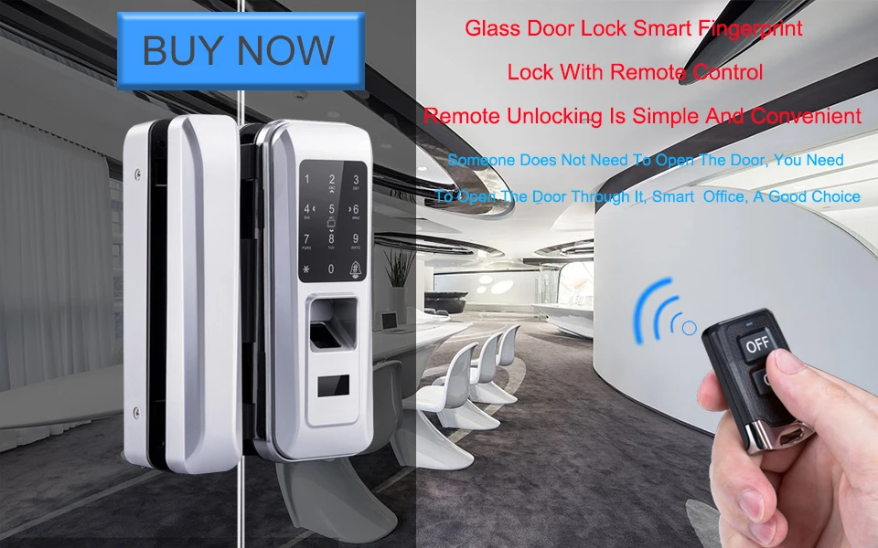 Электронный стеклянный дверной замок без ключа деревянные стеклянные двери для офиса и дома с клавиатурой умные Цифровые дверные замки замок отпечатков пальцев